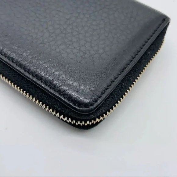 Authentic GUCCI GG Logo Soho Leather Black Long Wallet W/Box - Picture 11 of 16
